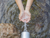  A person catching water   