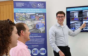 A cpd training session about rainwater harvesting