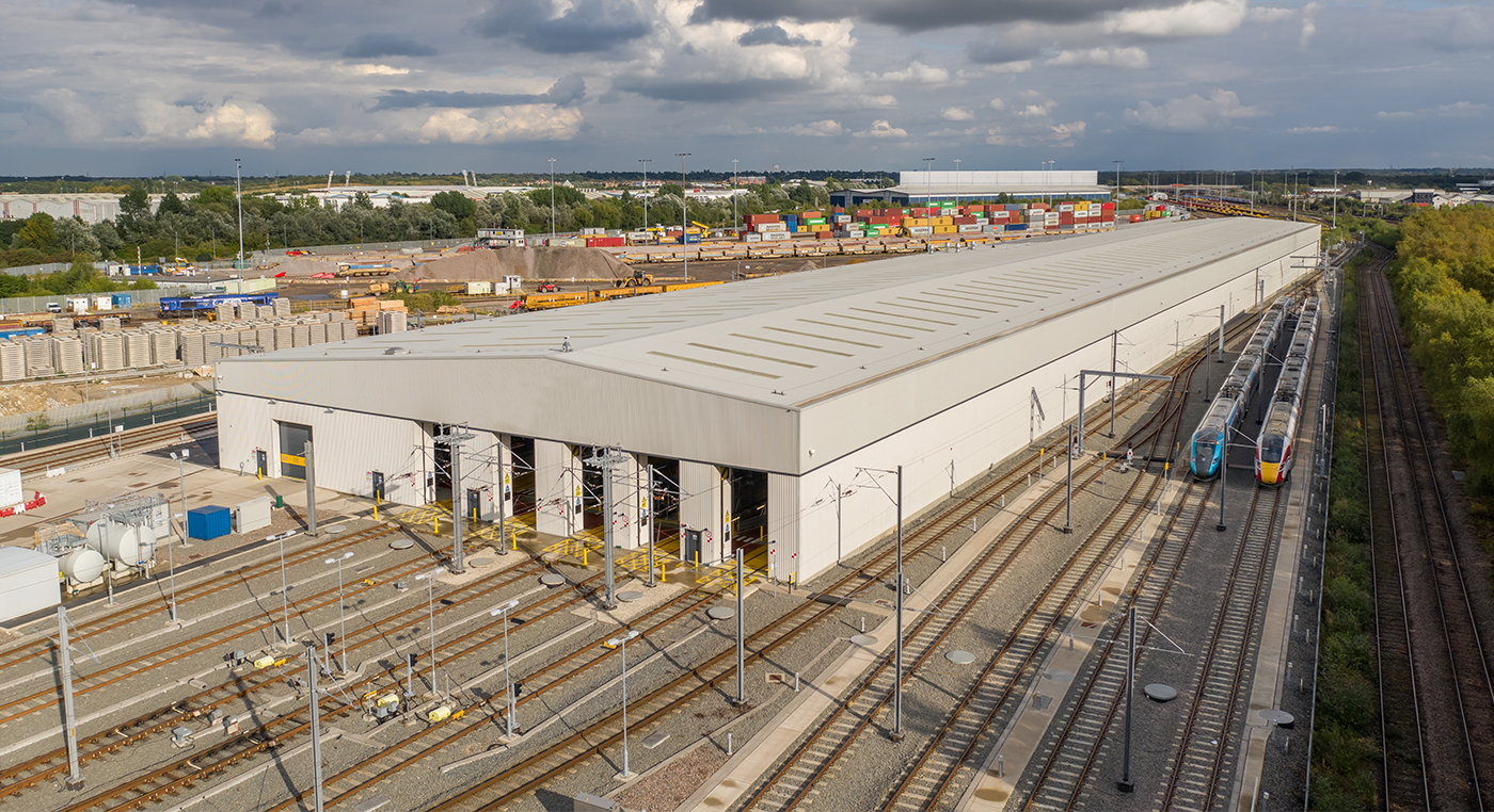rainwater harvesting for train maintenance depot