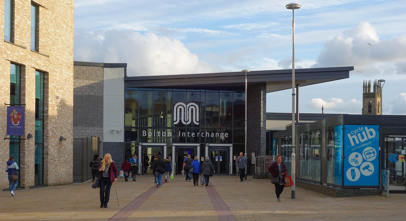 Transport interchange manchester with rainwater harvesting