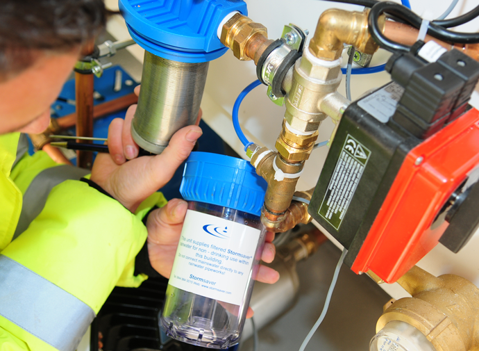 rainwater harvesting Automatic backwash