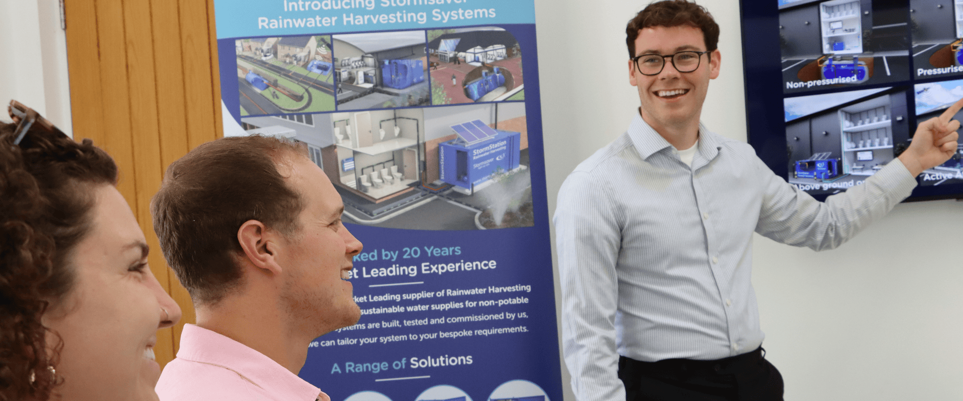 Commercial rainwater harvesting cpd taking place