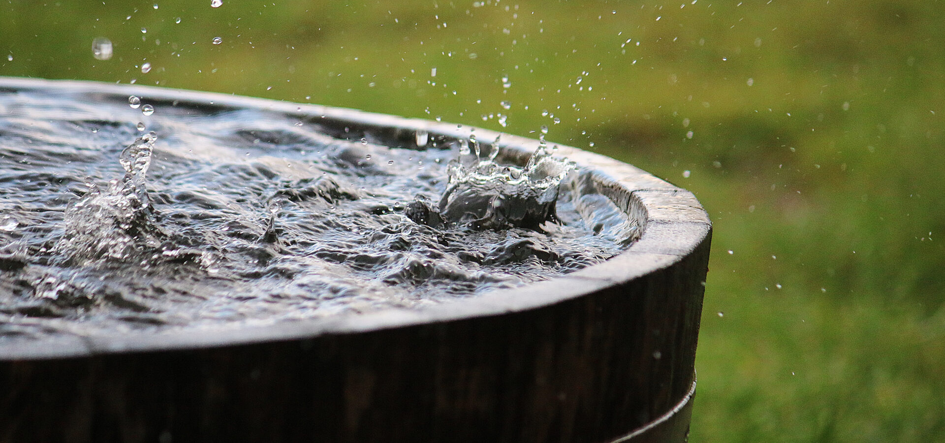 Into bucket