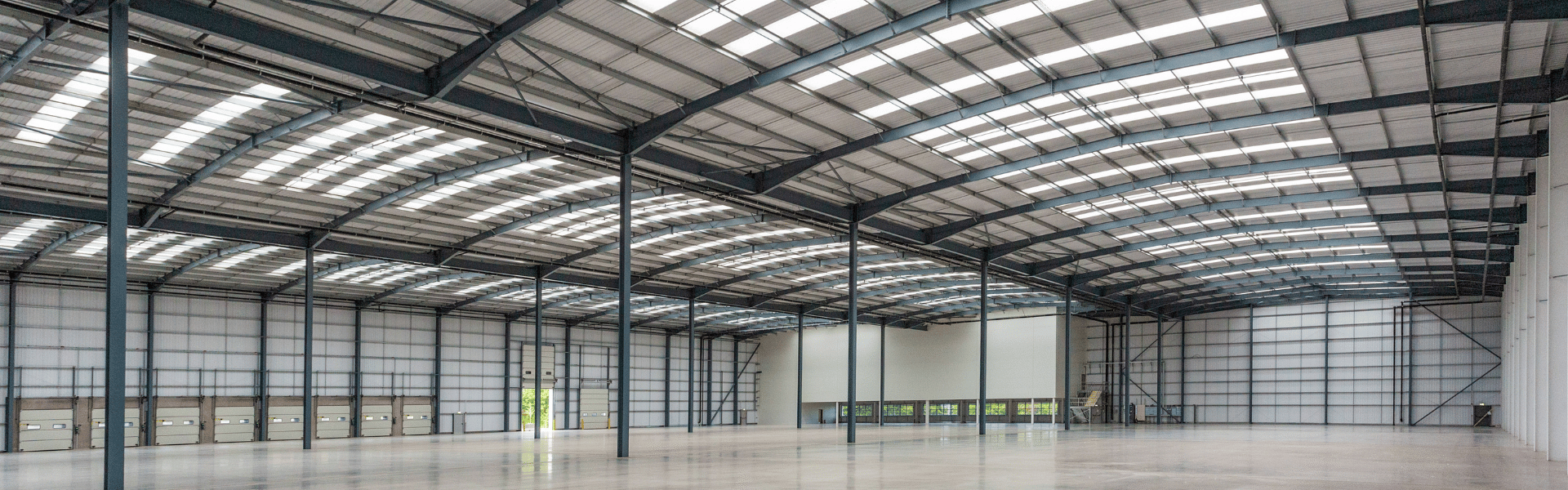 a large empty distribution building which is an example of a commercial building which would be ideal for water reuse