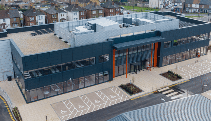 Rainwater harvesting for cadent gas offices in Berkshire