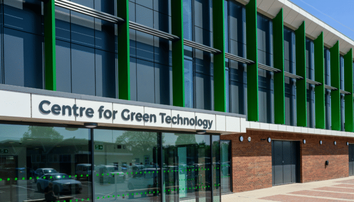 The college building which incorporates rainwater harvesting